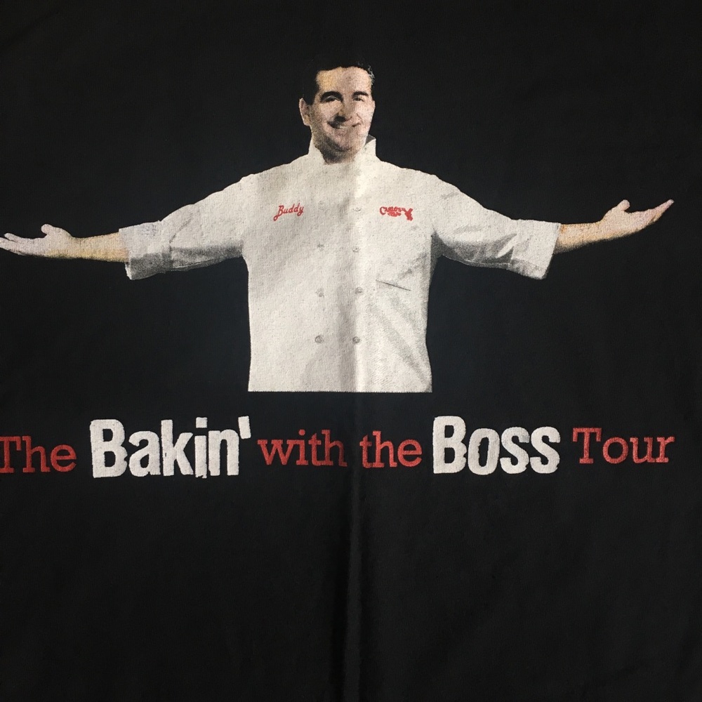 Vtg Cake Boss Tour T Shirt Mens L Buddy Valastro